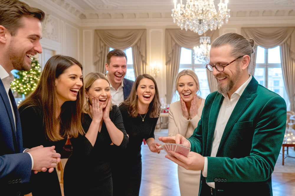 Zauberer Braunschweig: Simabu sorgt auf einem Geburtstag für staunende Gesichter